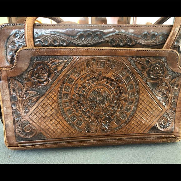 Vintage Matador Tooled Handbag - Picture 3 of 8